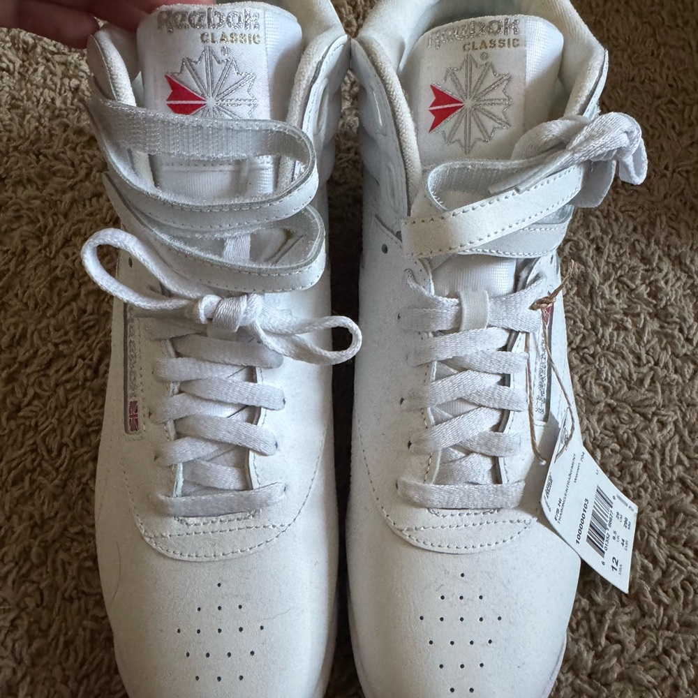 Reebok White High-Top Trainers